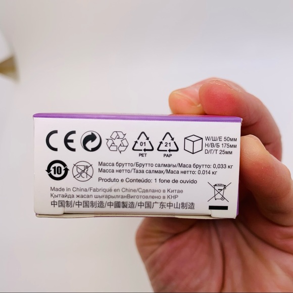 NWT TLC SOCL Sunrise Purple In-ear Headphones - Picture 6 of 13